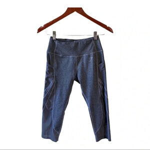 Gymshark grey stretch capei mesh leggings size small